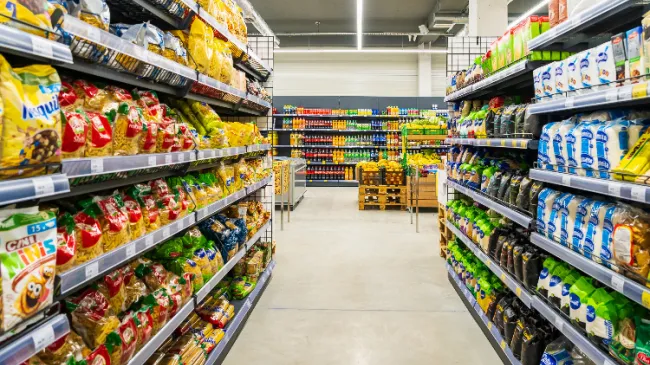 food goods in store